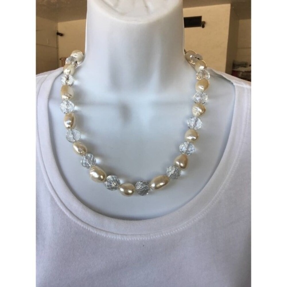 Vintage Pearl and Glass Bead Necklace